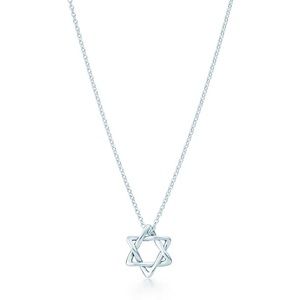 Tiffany and Co Jewish star necklace